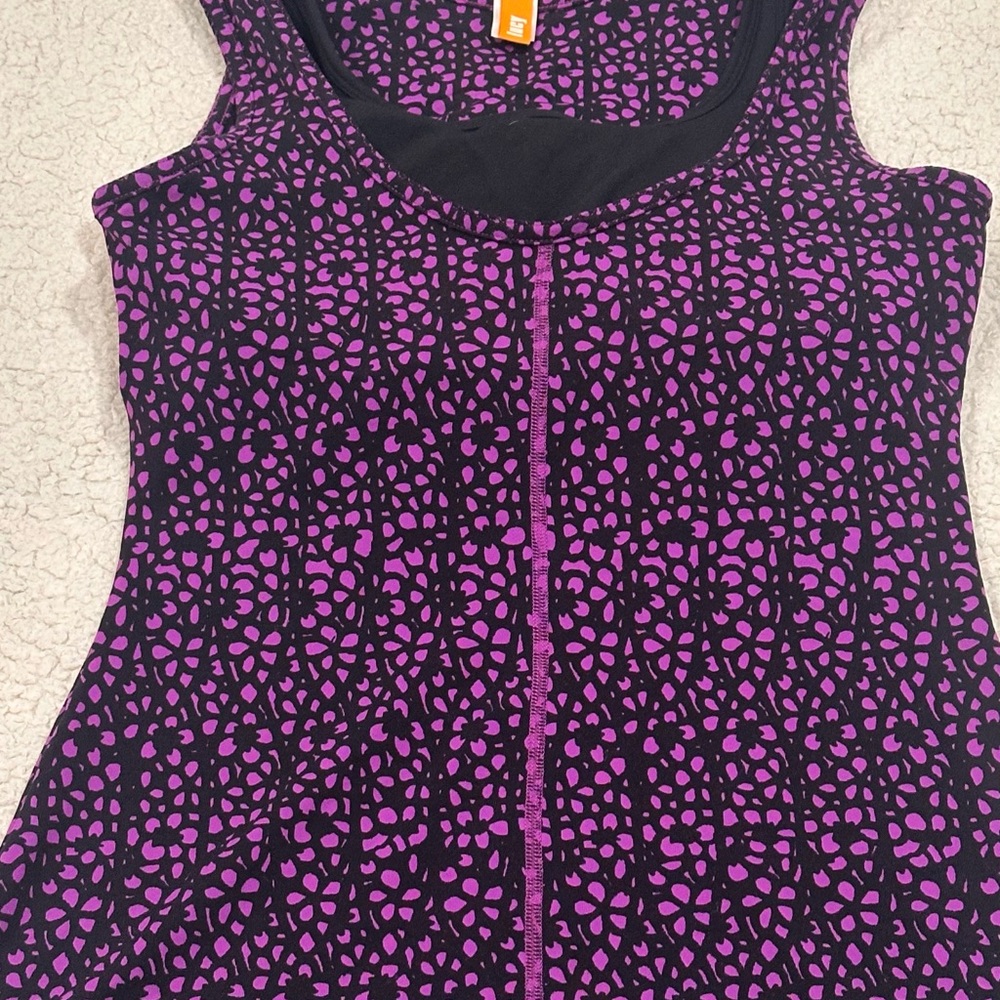 Lucy Purple and Black Tank Top